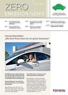 Erste Ausgabe 2011 der Zero Emission News